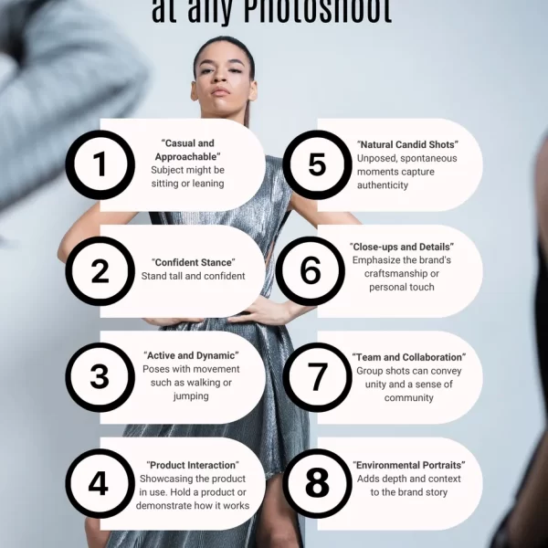 8 ESSENTIAL POSES FOR A CAPTIVATION PHOTOSHOOT